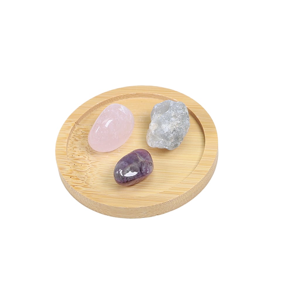 image 1 of Amethyst Calm Crystals 3 Pack Christmas Gift