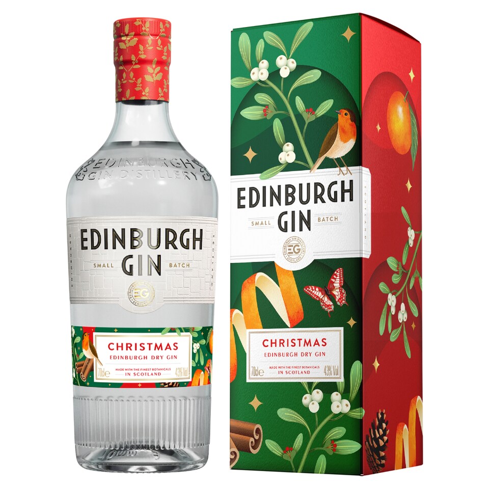 image 1 of Edinburgh Gin Christmas Edinburgh Dry Gin, 70cl