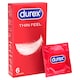 image 1 of Durex Thin Feel Condoms Enhanced Sensitivity Regular Fit 6 Pack