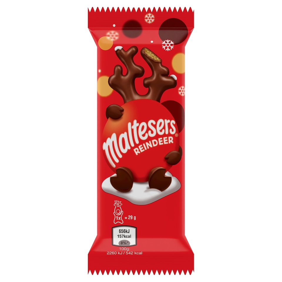 Maltesers Milk Chocolate Reindeer 29G
