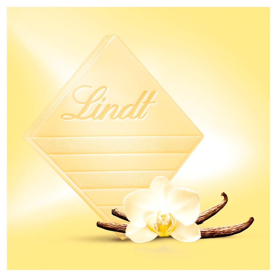 image 1 of Lindt Excellence White Vanilla Chocolate Bar 100G