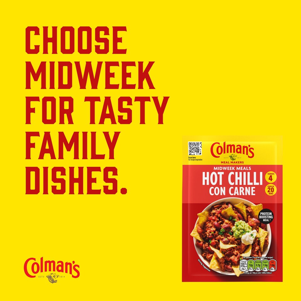 image 1 of Colman's Hot Chilli Con Carne Recipe Mix 37G