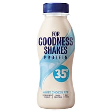 For Goodness Shakes 35g Protein Shake White Chocolate 330ml