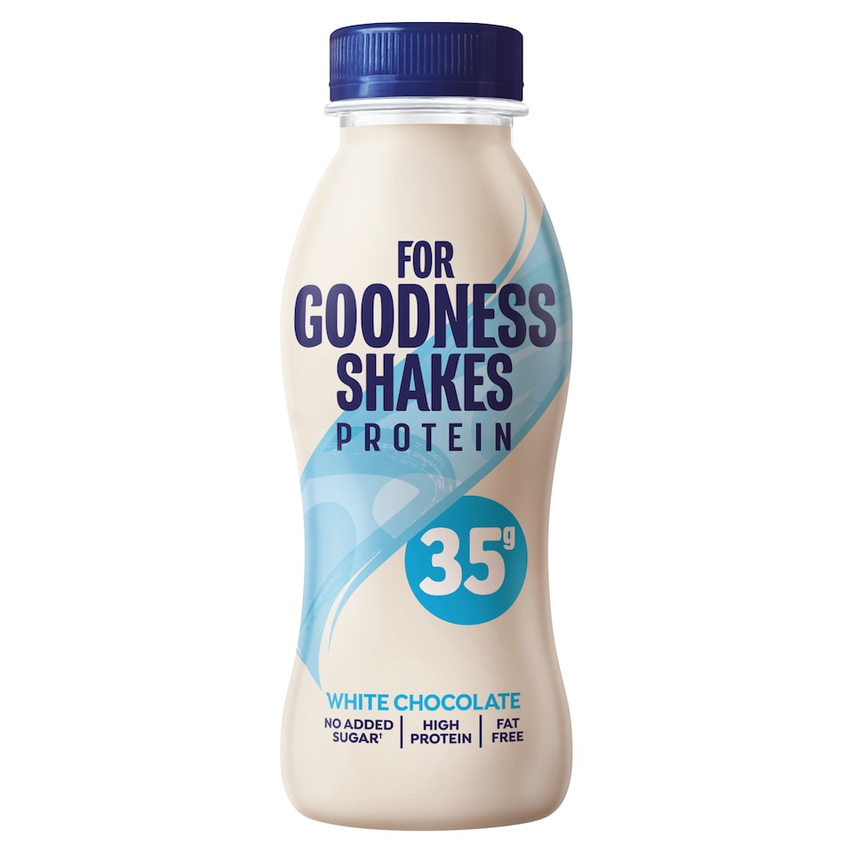 For Goodness Shakes 35g Protein Shake White Chocolate 330ml