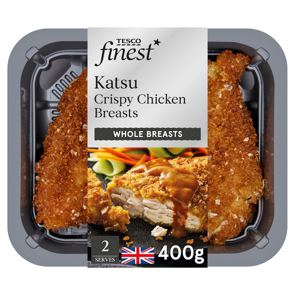 Tesco Finest Crispy Katsu Chicken Breasts 400g
