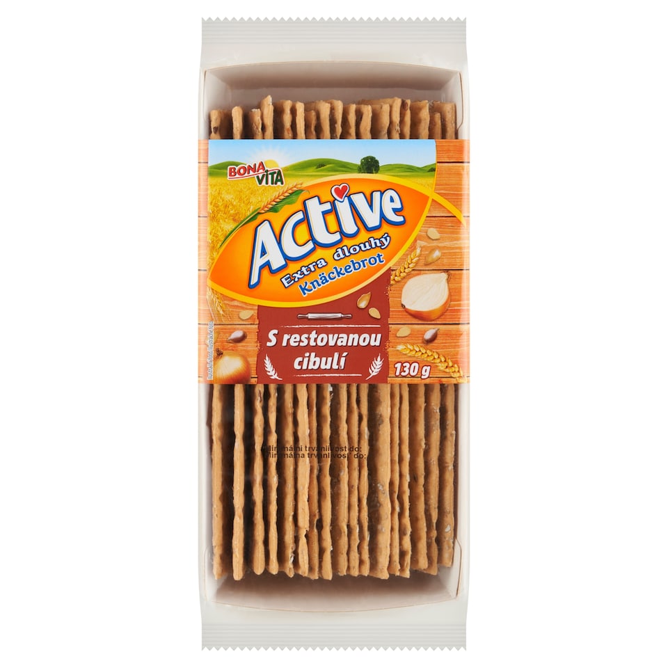 image 1 of Bona Vita Active Extra Long Crispy Bread with Fried Onions 130 g