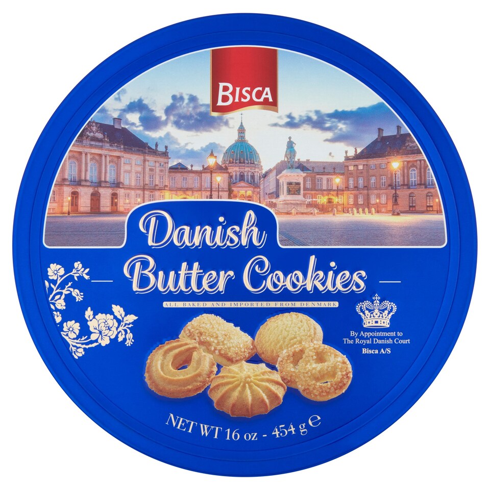 Bisca Royal Danish Butter Cookies 454G Tesco Groceries