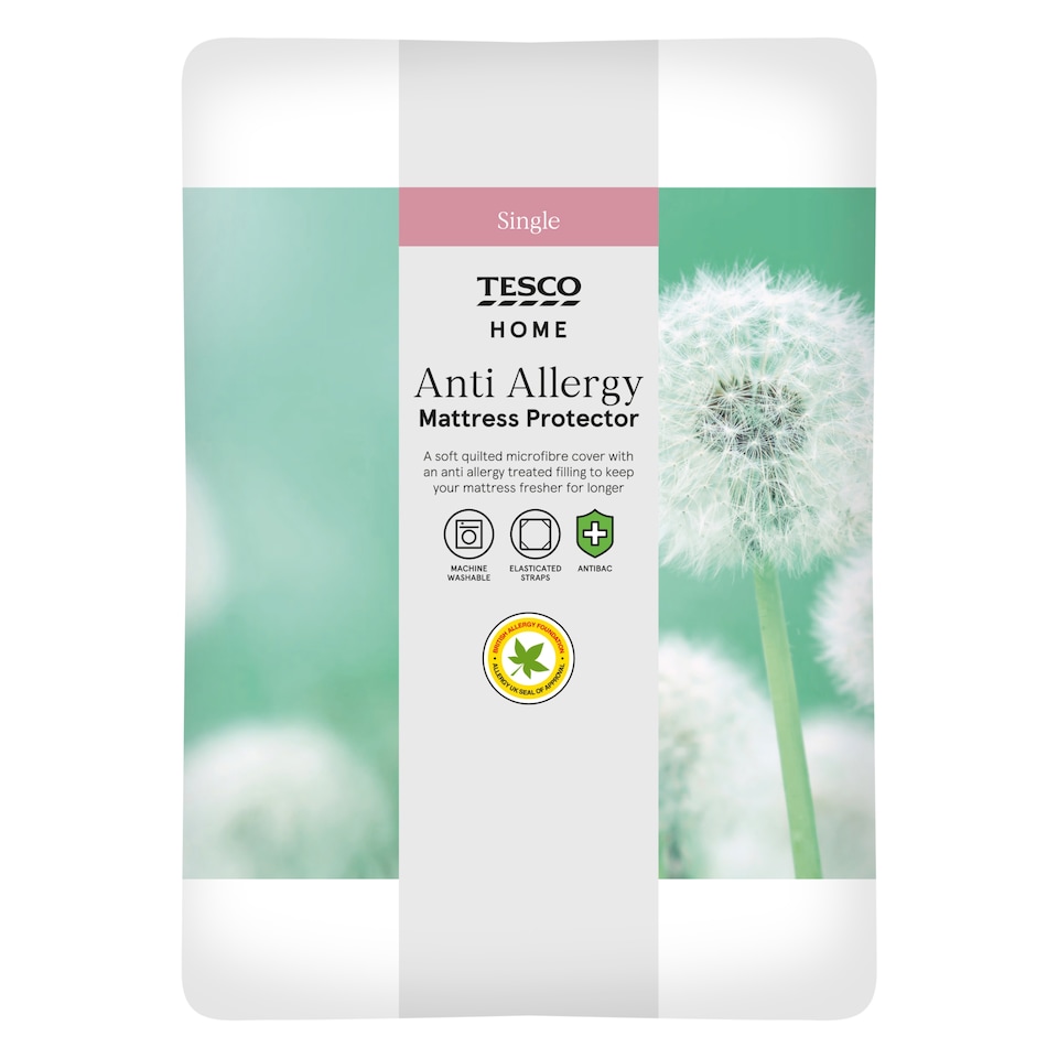 Tesco Anti Allergy Mattress Protector Single