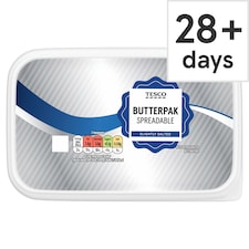 Tesco Butterpak Spreadable - Slightly Salted 500g