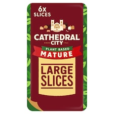 Cathedral City Plant Based Mature Cheddar Cheese Flavour Vegan Slices 150g