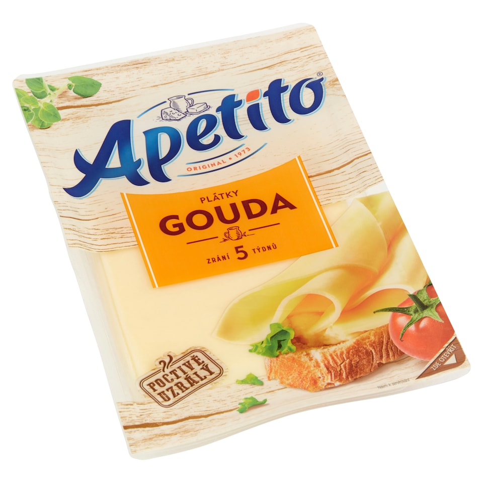Obrázek 1 pro produkt Apetito Gouda plátky 90g