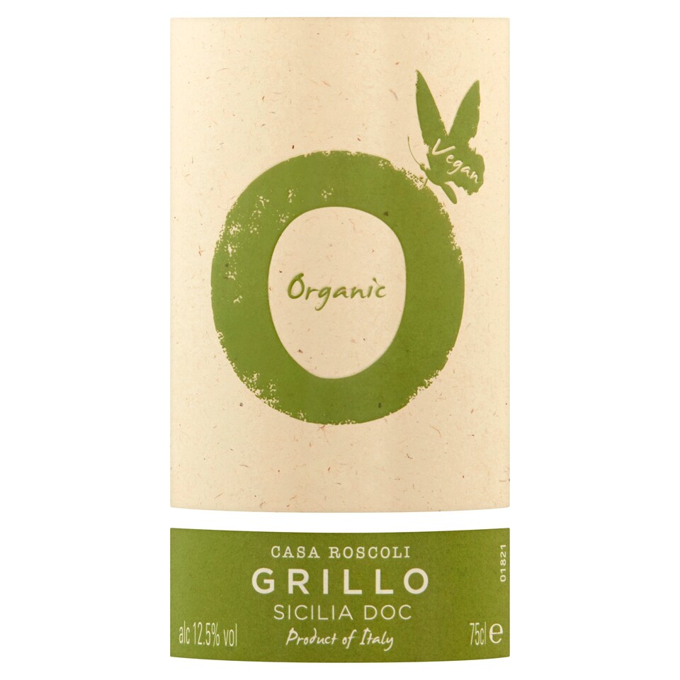 image 1 of Casa Roscoli Organic Grillo Doc 75Cl