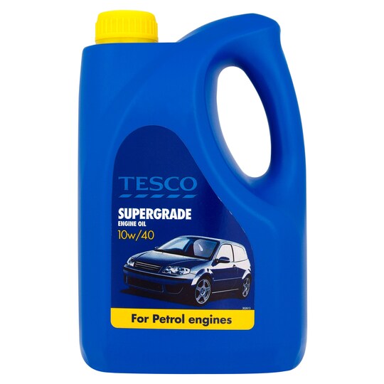 TESCO SUPERGRADE PETROL ENGINES 10W/40 2L Tesco Groceries