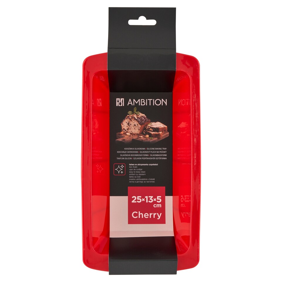 Ambition Cherry silikonový plech na pečení 25 x 13 x 5 cm