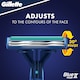 image 4 of Gillette Blue II Plus Slalom Men's Disposable Razors 8 Pack