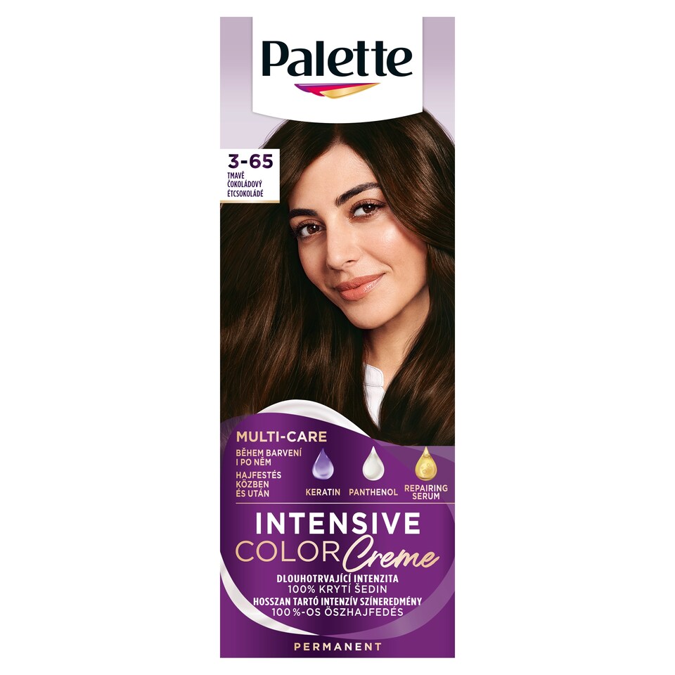 Palette Intensive Color Creme hajfesték 3-65 (W2) Étcsokoládé  1. kép