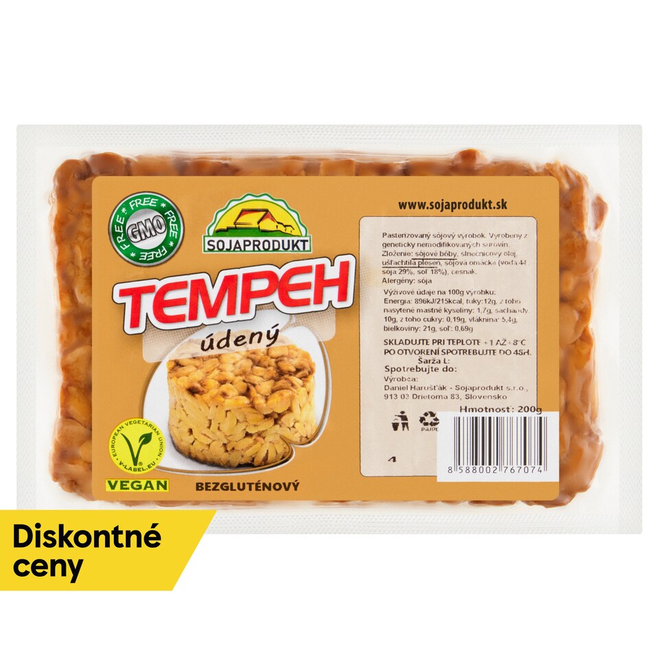 Sojaprodukt Smoked Tempeh 200 g