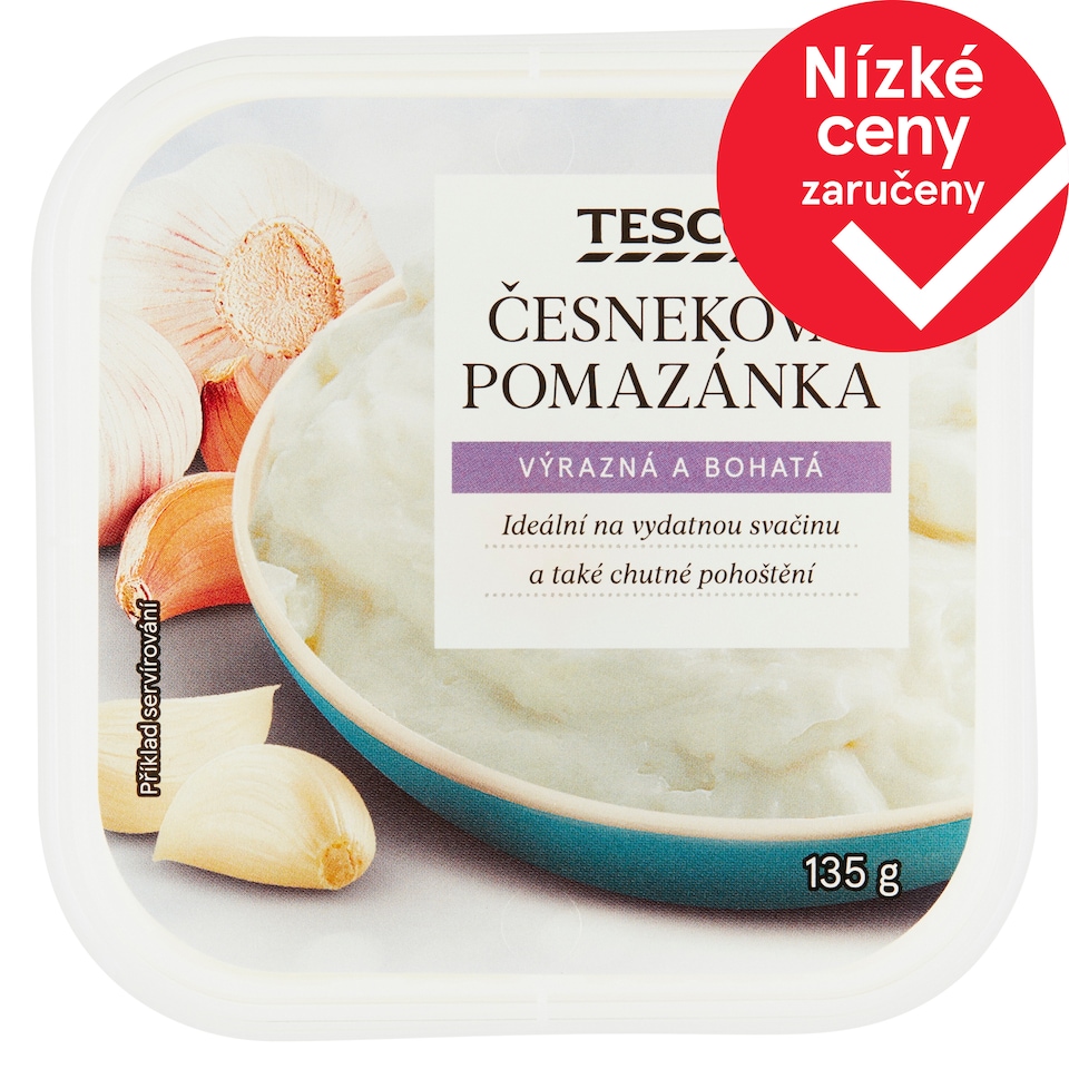 Tesco Česneková pomazánka 135g