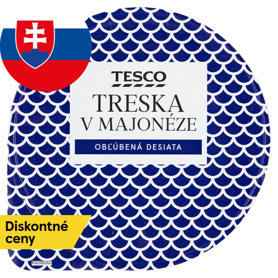 Tesco Treska v majonéze 140 g