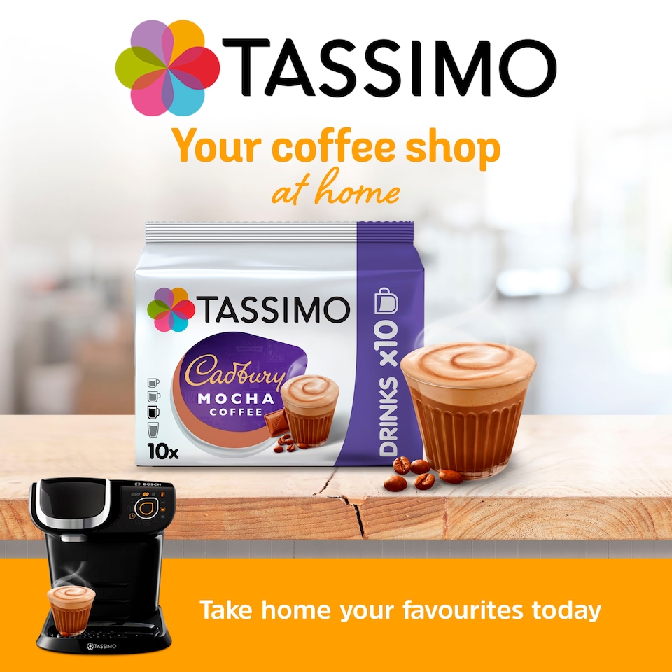 image 1 of TASSIMO Cadbury Mocha Coffee 160g