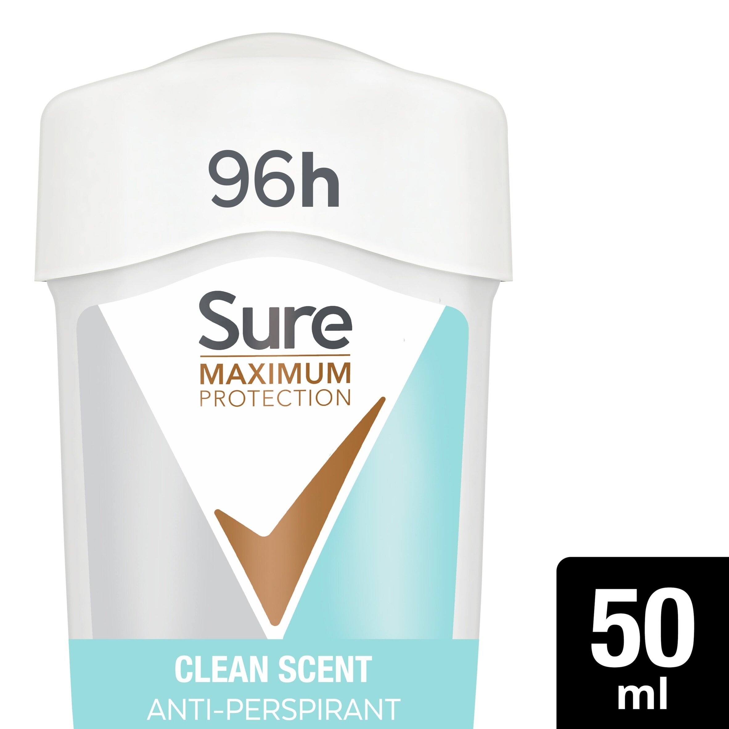 Sure Women Clean Scent 96h Maximum Protection odour control Antiperspirant Deodorant Stick 50ml