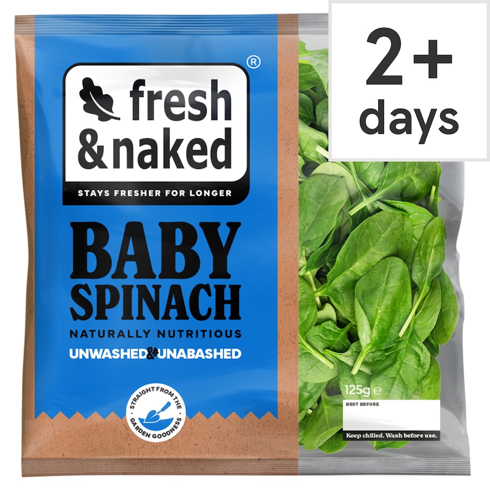 Fresh & Naked Spinach 125G
