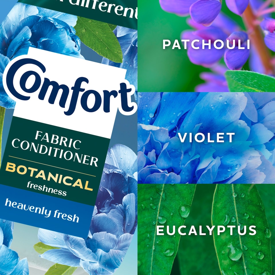 image 1 of Comfort Botanical Heavenly Fresh Fabric Conditioner 38 Wash 570ml