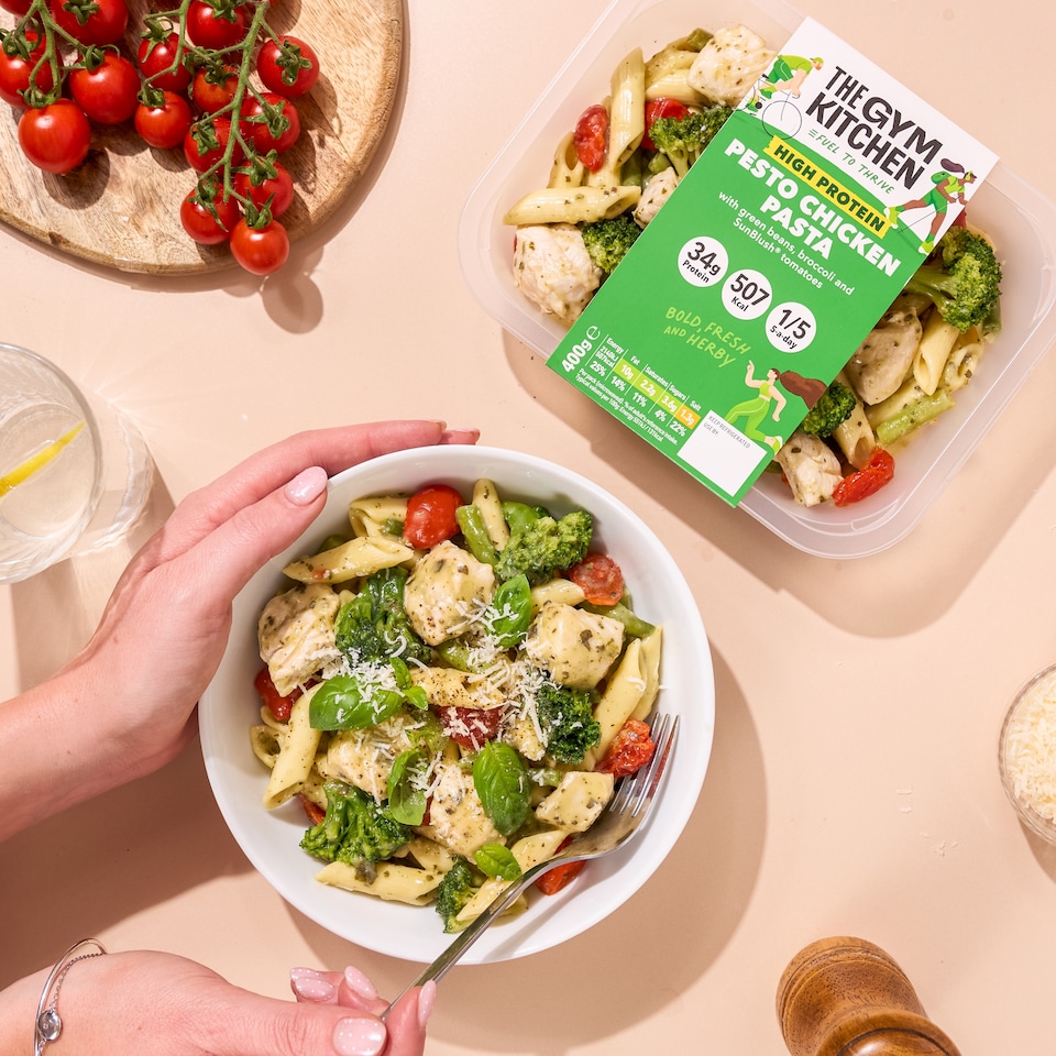 image 1 of The Gym Kitchen Chicken Pesto Pasta 400g