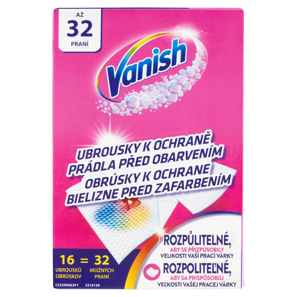 image 1 of Vanish Color Protector Napkins 16 pcs
