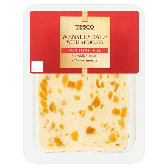 Tesco Wensleydale & Apricot Cheese 300G Tesco Groceries