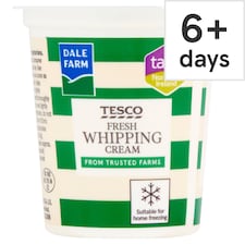 Tesco British Whipping Cream 125Ml