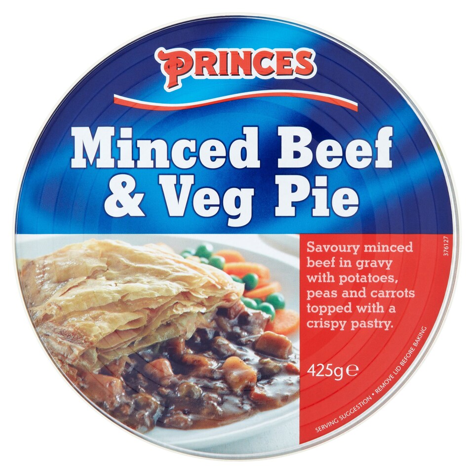 Princes Minced Beef & Vegetable Pie 425G