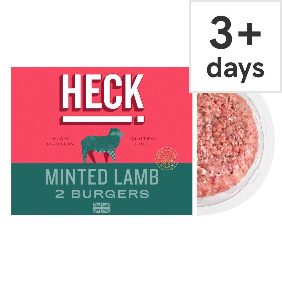 Heck Minted Lamb Burgers 2 Pack 320g