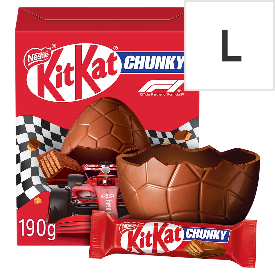 image 1 of Kit Kat Chunky Large Chocolate Easter Egg 190g