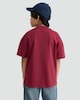 image 3 of F&F Boys Pure Cotton Slogan Short Sleeved T-Shirt in Burgundy
