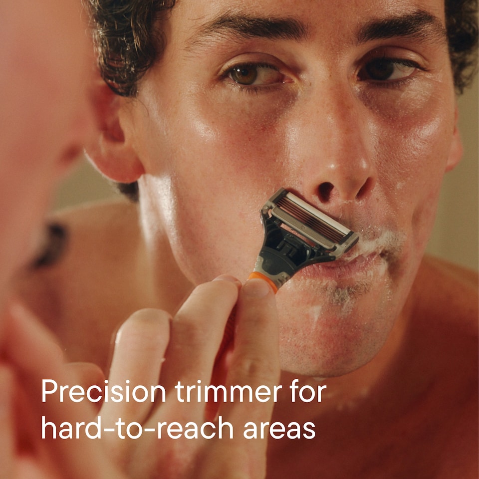 image 1 of Harry's 5 Blade Razor, Bright Orange