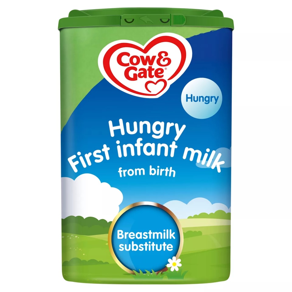 image 1 of Cow & Gate Hungry First Baby Milk Formula Powder 0-12 Months 800g
