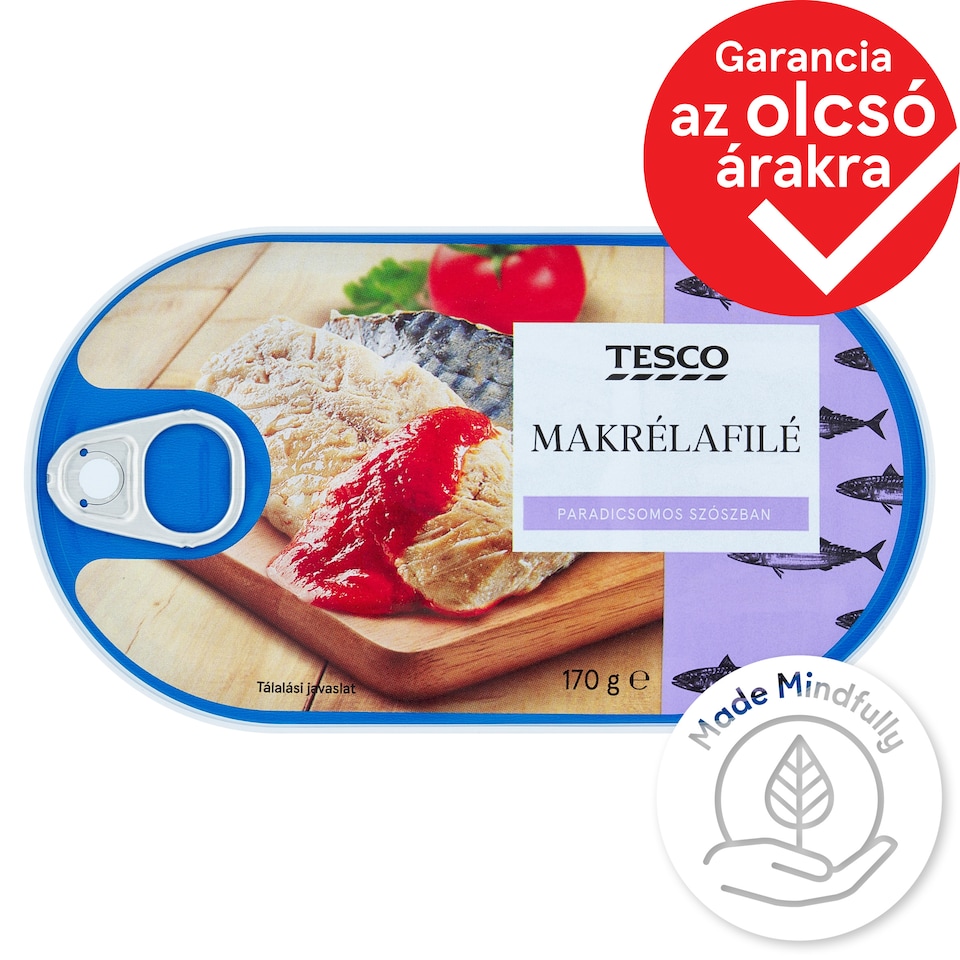 Tesco Mackerel Fillet in Tomato Sauce 170 g