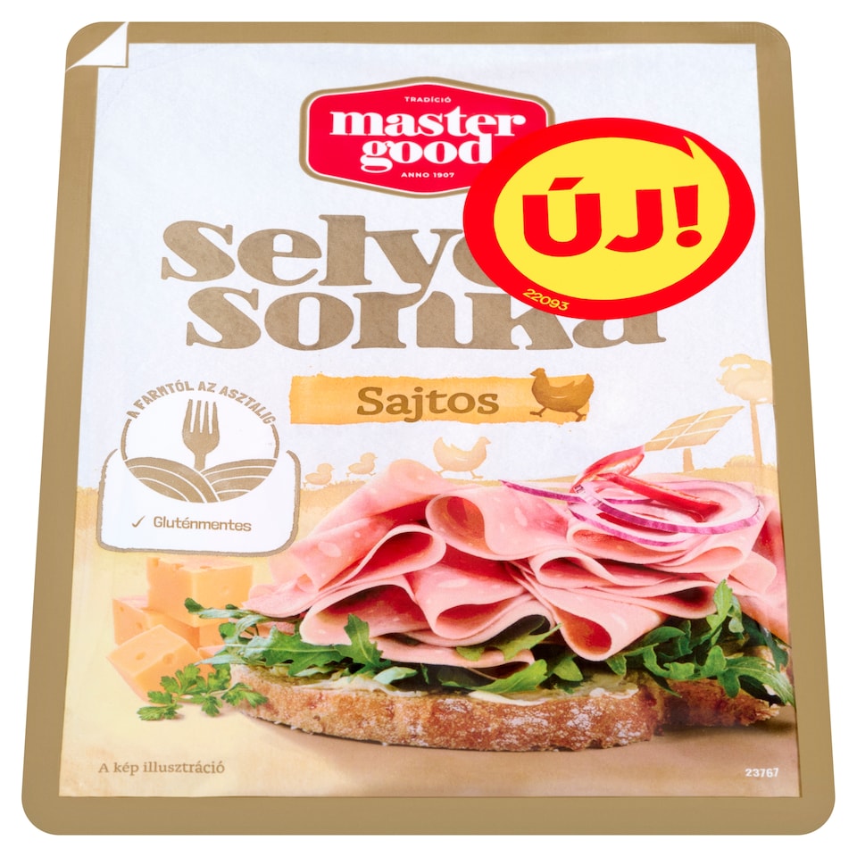 image 1 of Master Good Sliced Silk Ham with Cheese 100 g