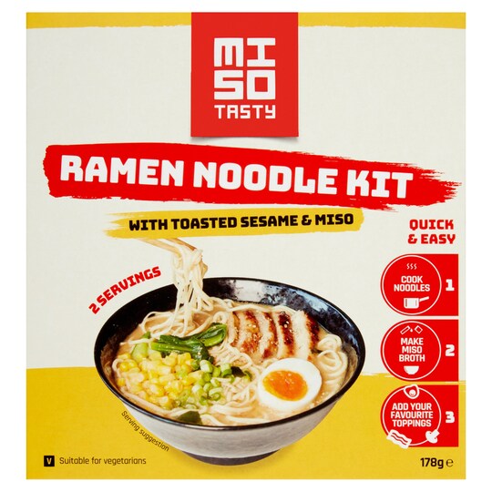 Miso Tasty Original Ramen Noodle Kit 204G Tesco Groceries