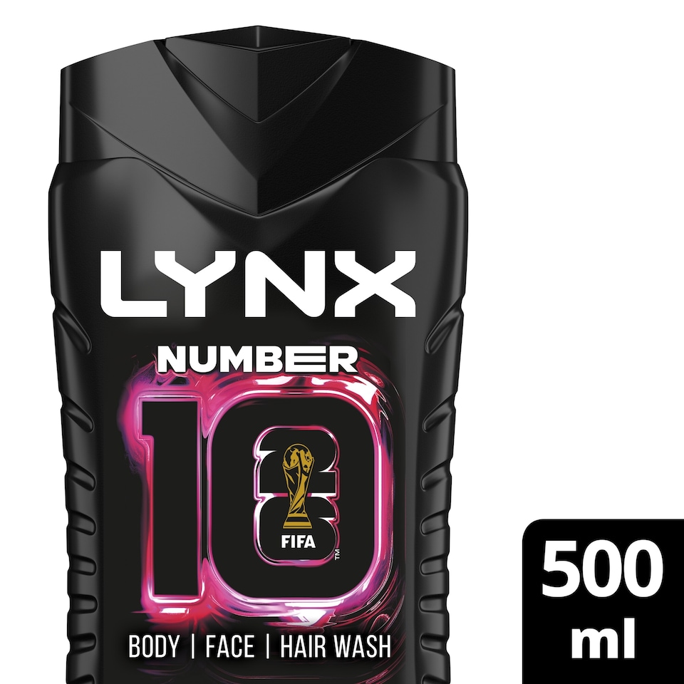 image 1 of Lynx Men Limited Edition Number 10 Shower Gel Body Wash 500ml