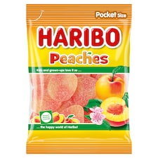 Haribo Peaches želé s broskyňovou príchuťou 80 g