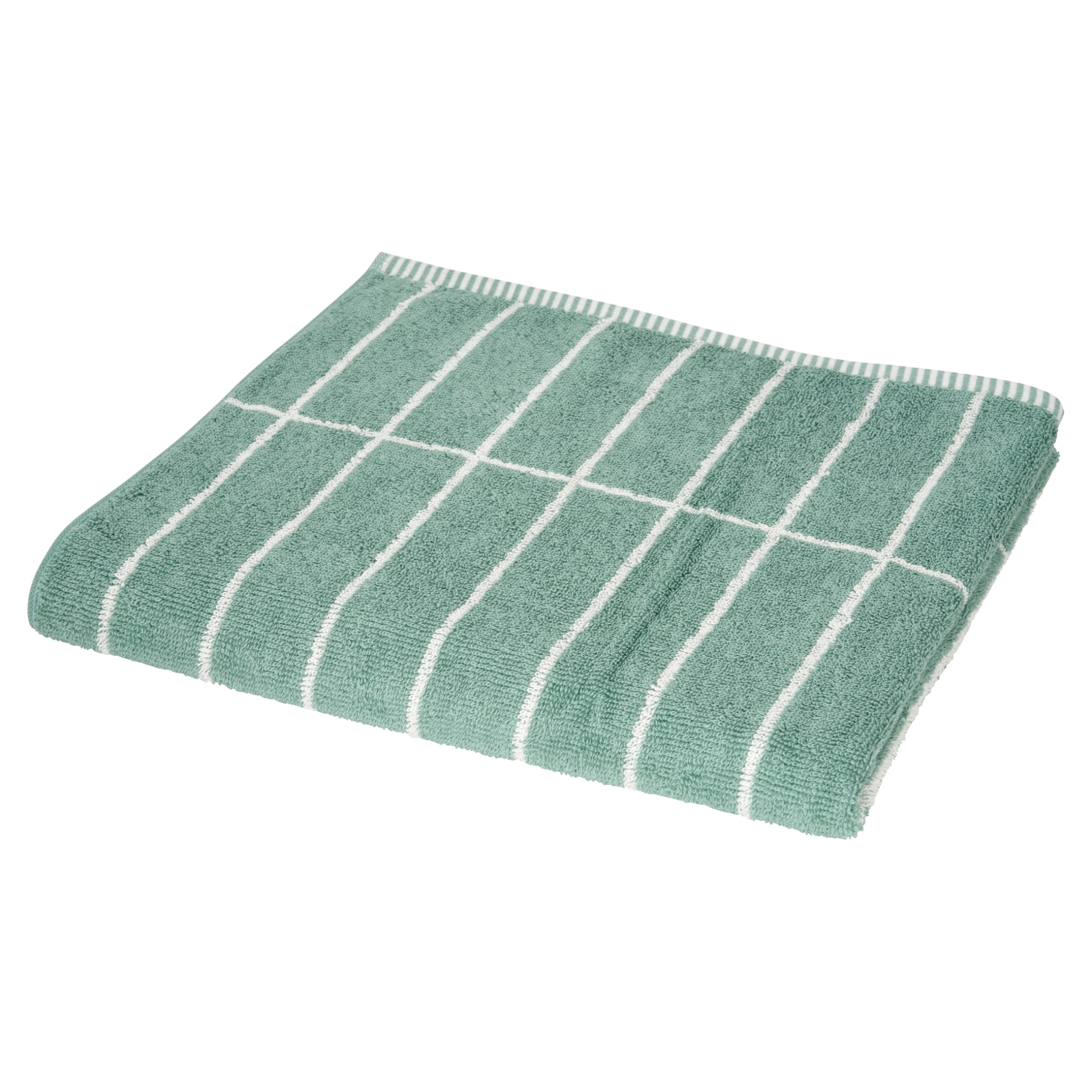 F&F Home Green Design Recycled Cotton Low Twist Bath Sheet Towel