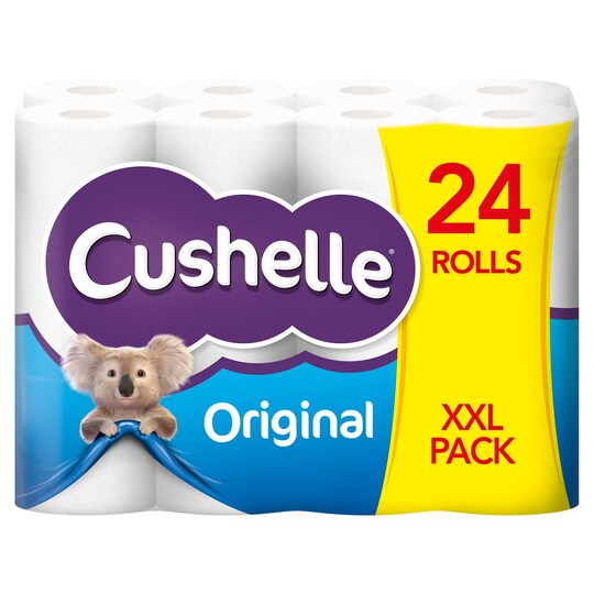 Cushelle 24 Roll White Tesco Groceries