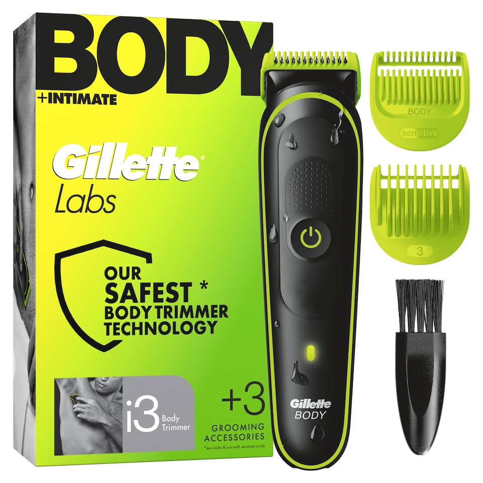 image 1 of Gillette Labs i3 Body + Intimate Hair Trimmer