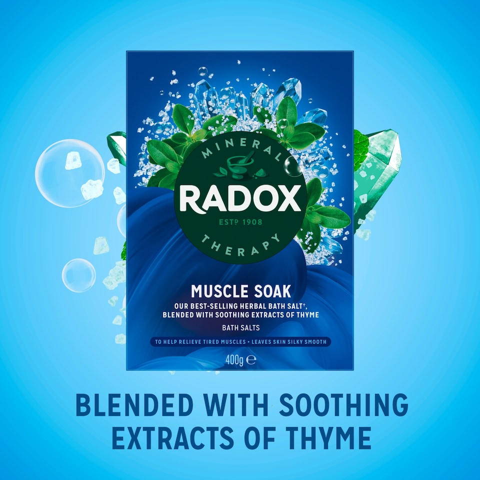 image 1 of Radox Muscle Soak Bath Salts 400g