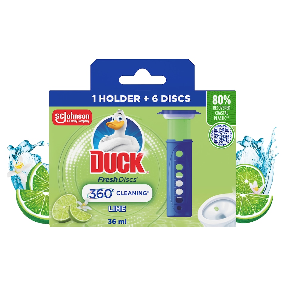 image 1 of DUCK STARTER KIT FRESH DISCS LIME 36ML