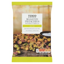 Tesco Roasted Pistachios Without Shells - Salted 100g
