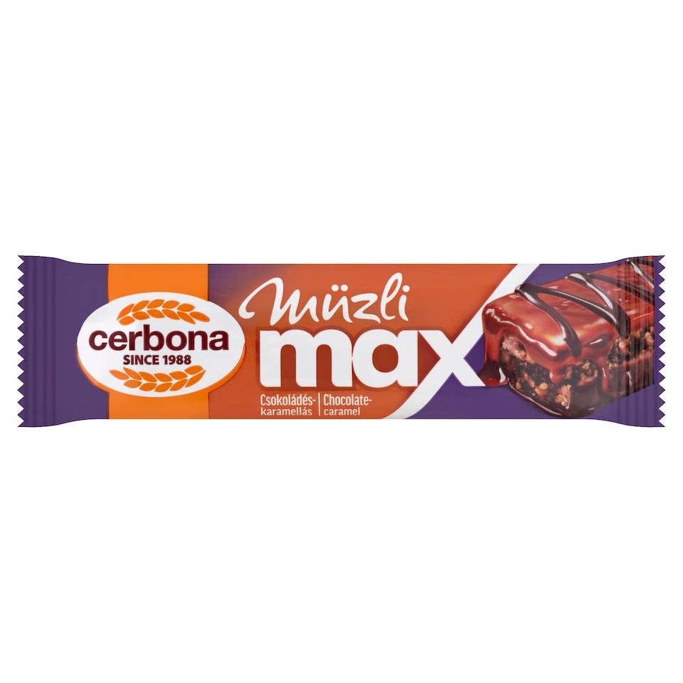 image 1 of Cerbona Müzli Max Chocolate-Caramel Muesli Bar 30 g