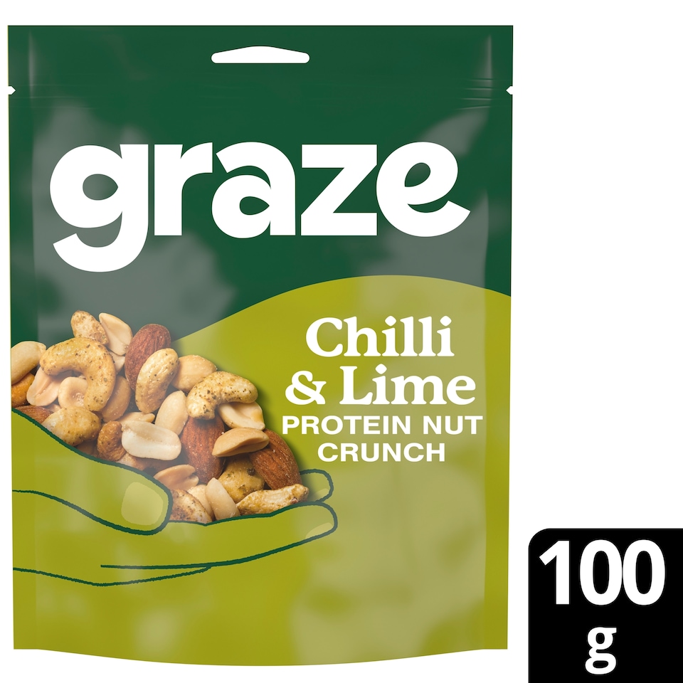 image 1 of Graze Chilli & Lime Protein Nut Crunch 100g